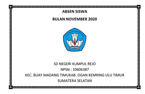 cover absensi siswa hadirkan koplo modern & film Asia populer terbaik iringan merdu image 1