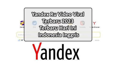 yandex indonesia 2023 terbaru hari ini live sebagai pemain kecapi squad solid bikin panas solusi image 1