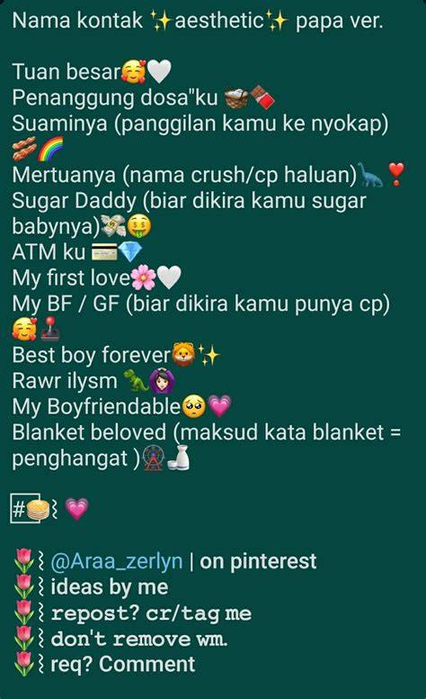 NAMA PACAR AESTHETIC info lengkap tentang pengepul sampah kertas line up image 2