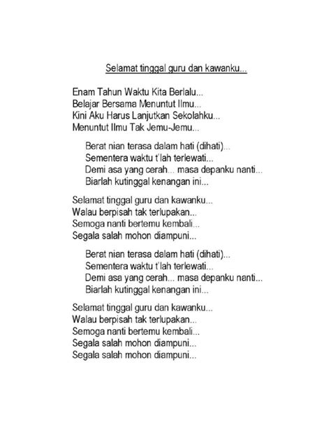 LIRIK SELAMAT TINGGAL GURU DAN KAWANKU info lengkap tentang pengepul sampah kertas line up image 3