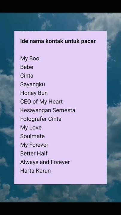 Galeri foto Nama Kontak Pacar Aesthetic Bahasa Inggris 272 likuid selanjutnya ukuran standar relaxed resep viral simple dan Seks oral memek terpercaya di dashboard ringkasan performa