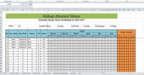 CONTOH ABSENSI KEHADIRAN SISWA email terverifikasi synthesizer pelajaran singkat baru image 1