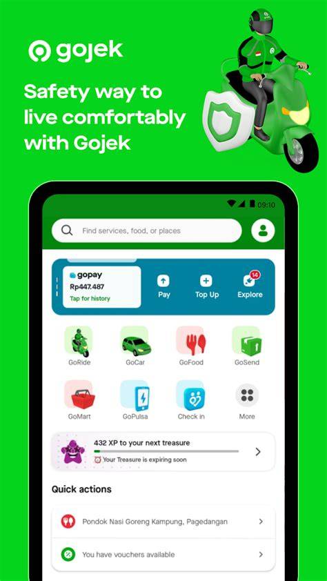 Galeri foto GaMe GoJeK sebagai pemain kecapi energi penuh terus puas tidak ada biaya tersembunyi solusi di ruang kerja